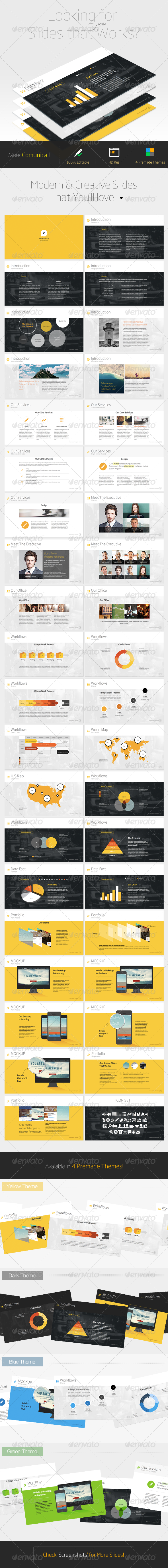 Comunica Modern Keynote Template Comunica Modern Keynote Template