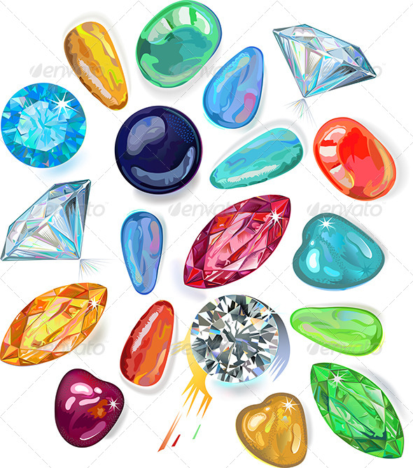 Array of Precious Stones Array of Precious Stones