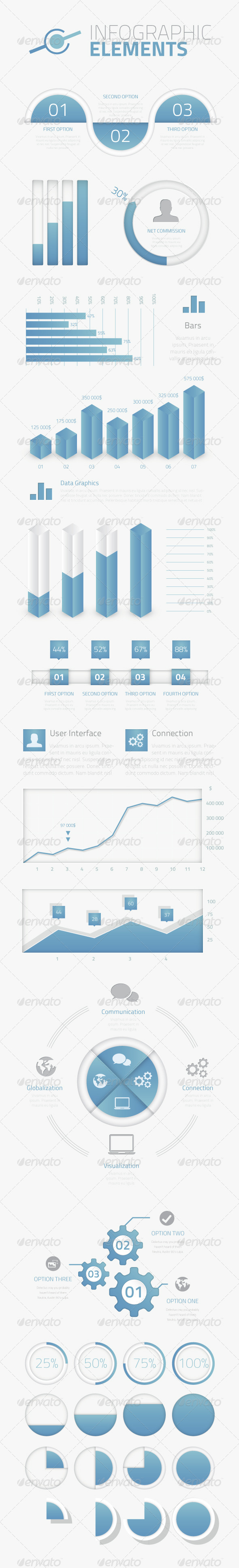 Mega Pack of Infographic Vector Elements