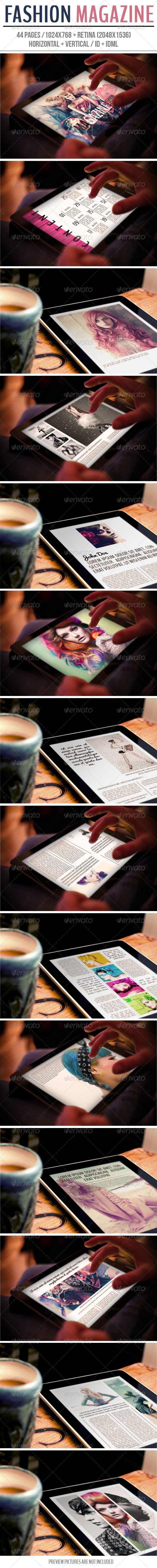 GraphicRiver Tablet Fashion Magazine 6652226 GraphicRiver Tablet Fashion Magazine 6652226