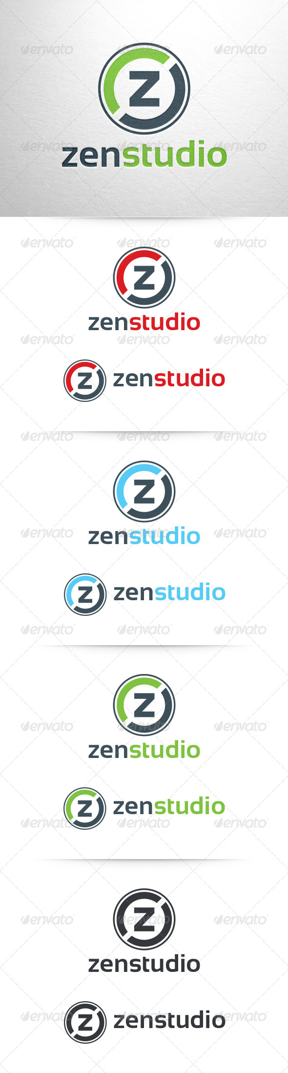 Zen Studio - Letter Z Logo - Letters Logo Templates