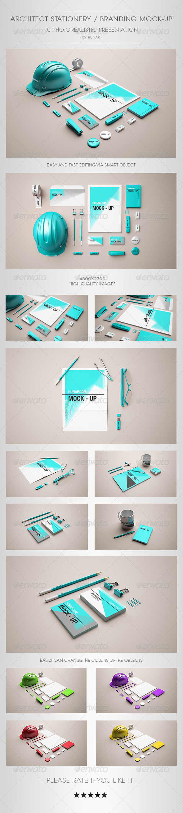 Architect Stationery Mock-Up