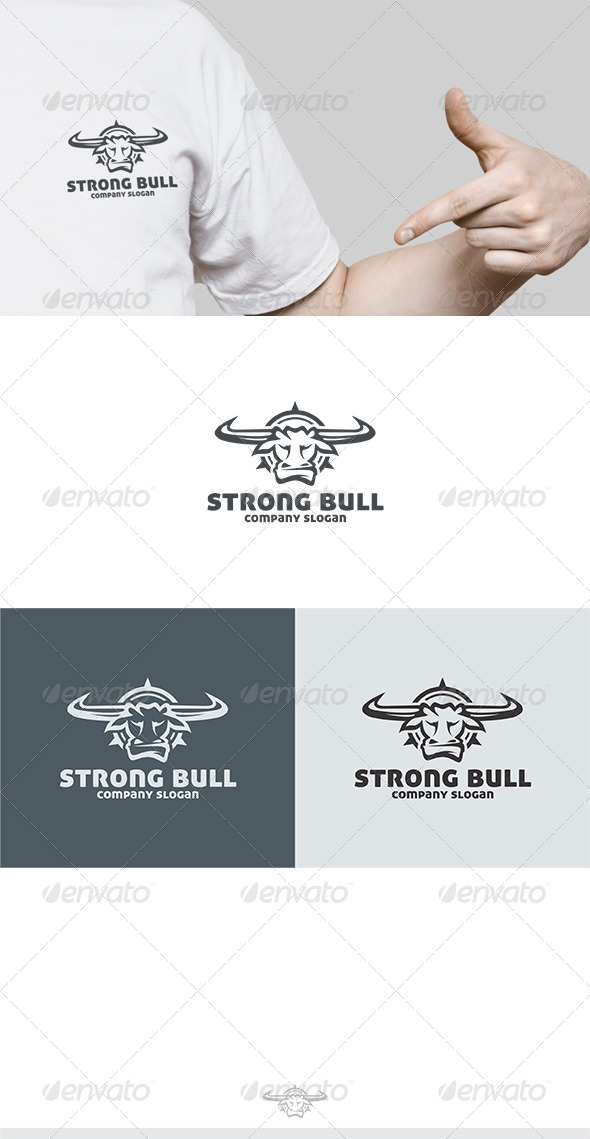 Strong Bull Logo - Animals Logo Templates