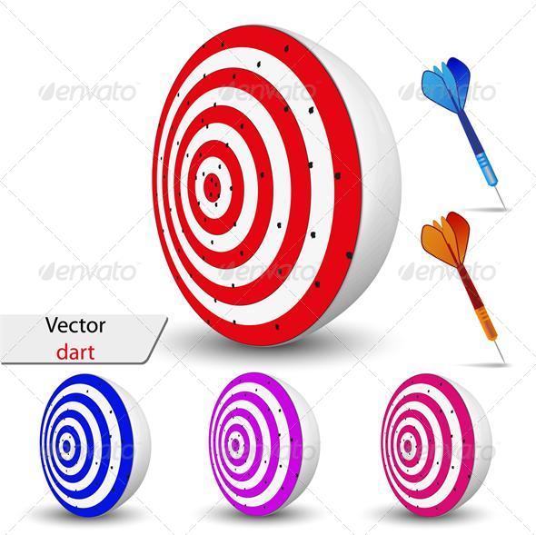 Vector Dart for your Design Vector Dart for your Design