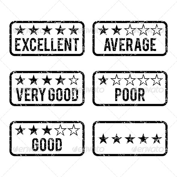 Review Rating Rubber Stamps Review Rating Rubber Stamps