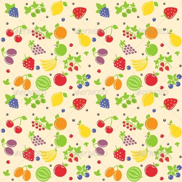 Seamless Fruit Texture