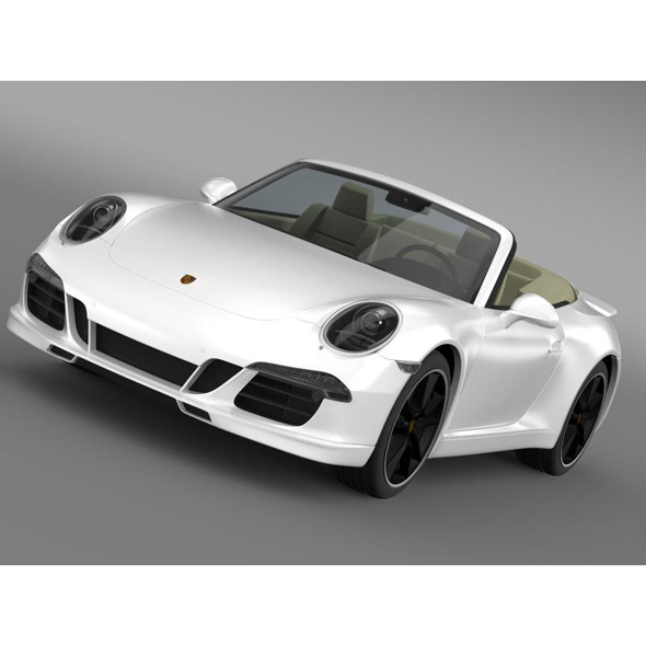 Porsche 911 Exclusive Cabrio - 3DOcean Item for Sale