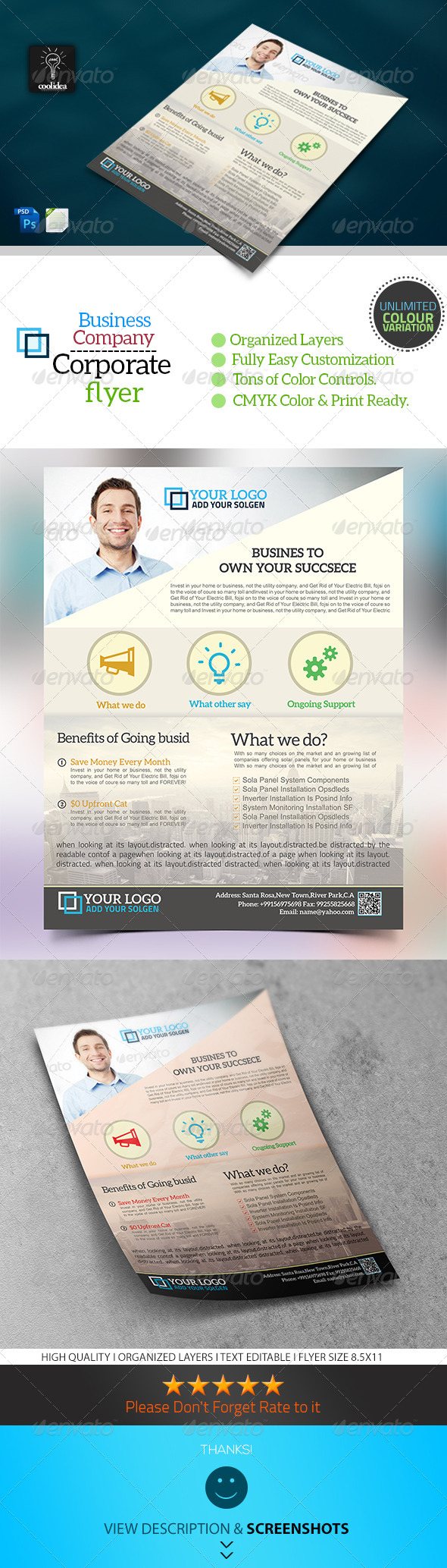 Corporate Flyer Template Business Vol01 Corporate Flyer Template Business Vol01