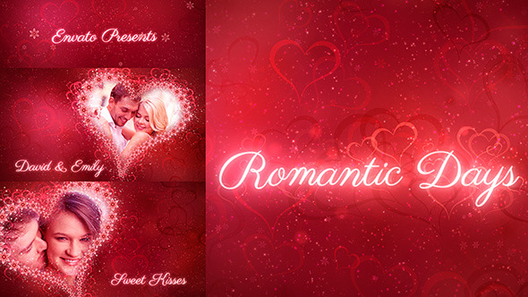 梦幻花朵爱心中的浪漫时光AE工程 Romantic Days工程,梦幻 - AE资源网 www.aeziyuan.com