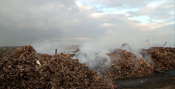 Burning Garbage Dump Ecological Pollution 1 Burning Garbage Dump Ecological Pollution 1
