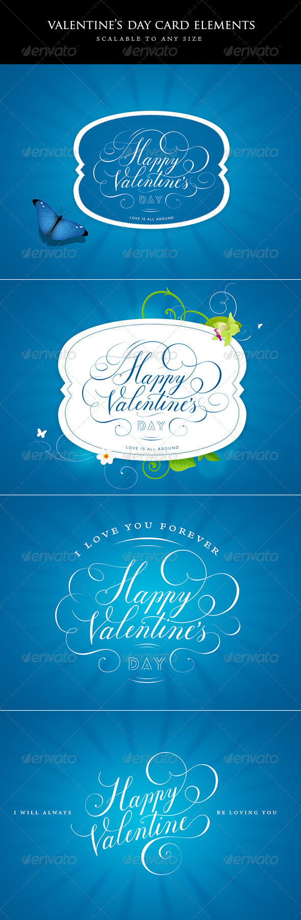 Valentines Day Design Elements