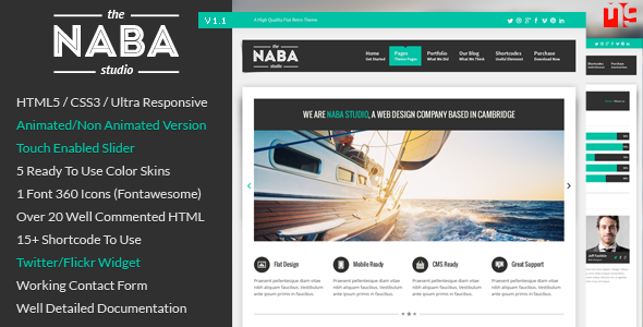 Naba - Multipurpose Business HTML Template