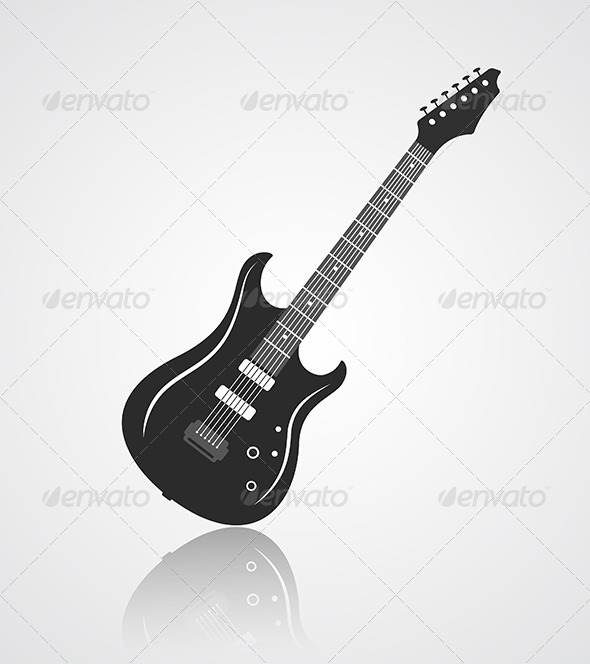 Electric Guitar Icon Electric Guitar Icon