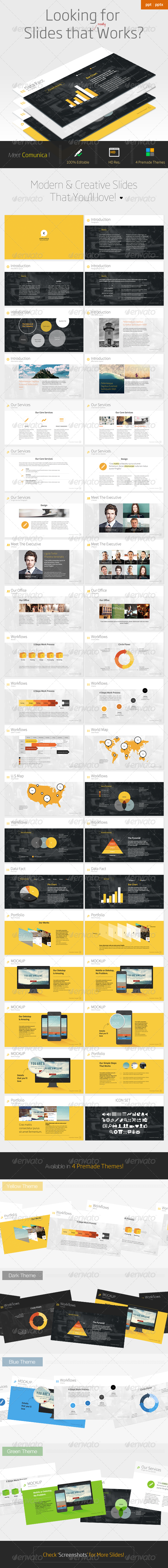 Comunica - Modern Powerpoint Template