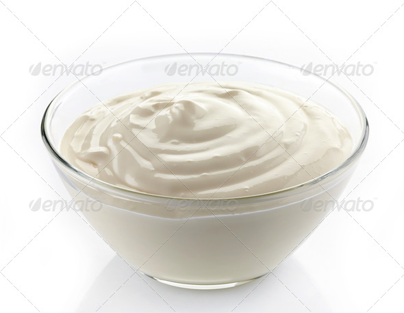 bowl of sour cream