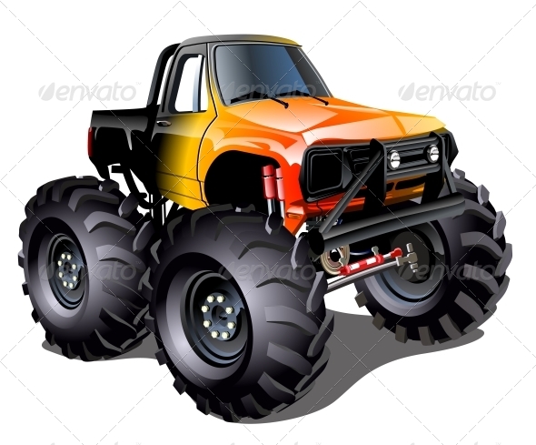 Cartoon Monster Truck