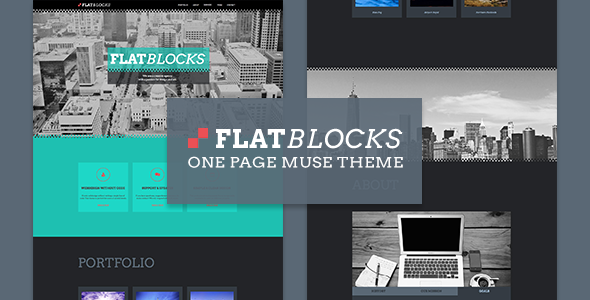 ThemeForest Flatblocks One Page Muse Theme 6735143 ThemeForest Flatblocks One Page Muse Theme 6735143