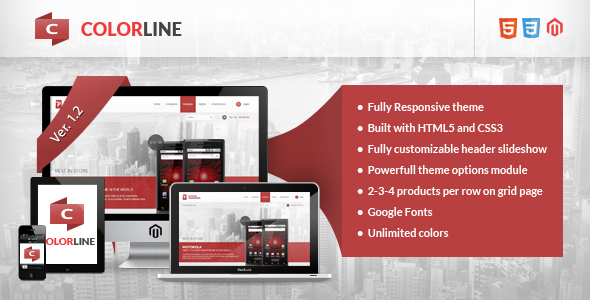 Colorline - Responsive Magento Theme