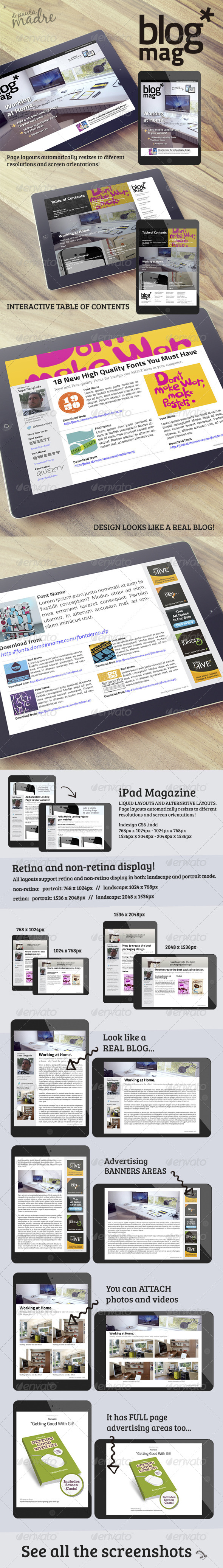 GraphicRiver iPad Magazine that Looks Like a Blog 6737110 GraphicRiver iPad Magazine that Looks Like a Blog 6737110