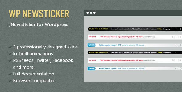 jNewsticker for Wordpress jNewsticker for Wordpress