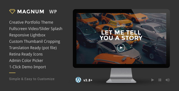 Magnum - Creative Portfolio WordPress Theme