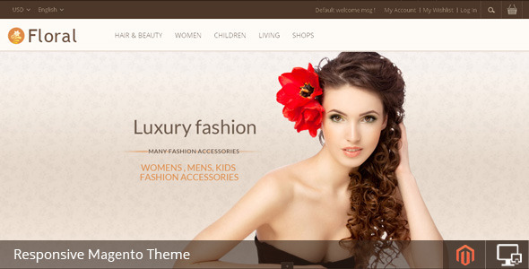 Floral - Magento Responsive Template