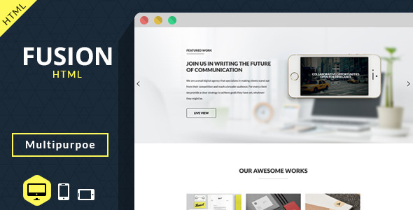 Fusion - Multipurpose Creative Template