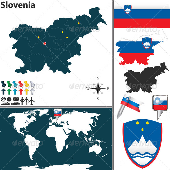 Map of Slovenia Map of Slovenia
