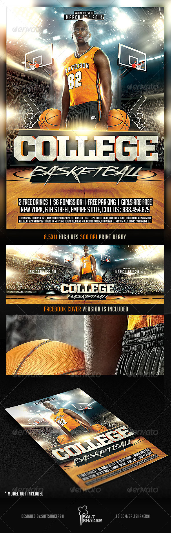 March College Basketball Flyer - Sports Events