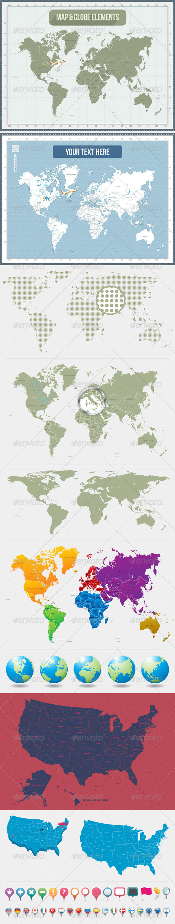 World Maps & Globes World Maps & Globes