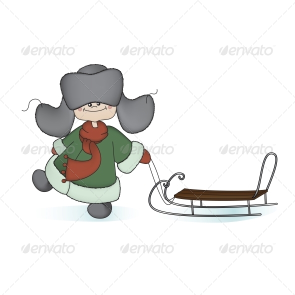 Boy with a Sledge Boy with a Sledge
