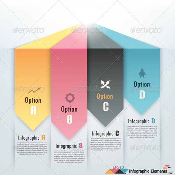 GraphicRiver Modern Infographics Options Banner With Ribbons 6797953 GraphicRiver Modern Infographics Options Banner With Ribbons 6797953