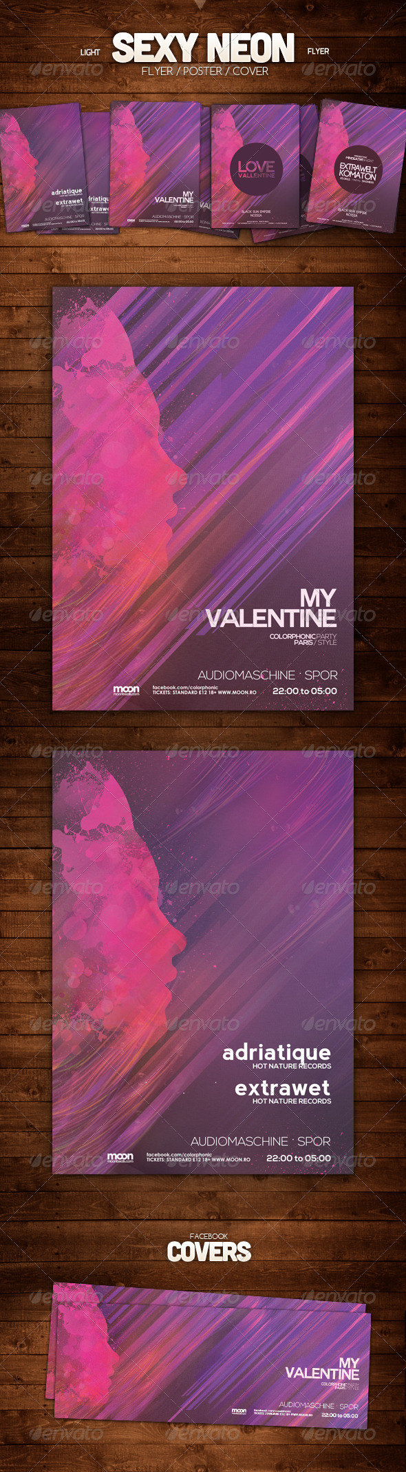 Sexy Neon Light Flyer - Clubs & Parties Events