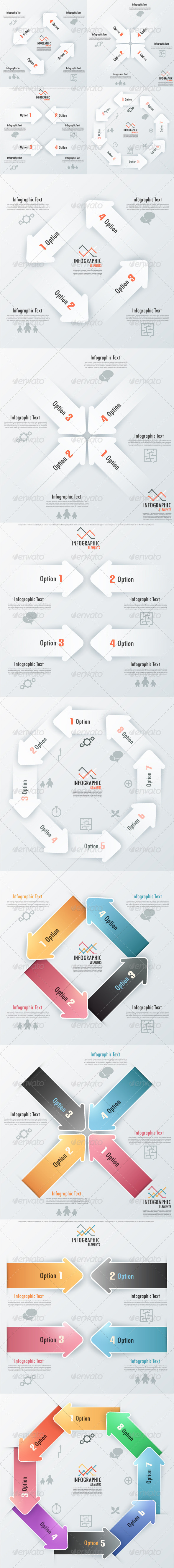 GraphicRiver Set Of 8 Infographic Banners With Arrows 6799117 GraphicRiver Set Of 8 Infographic Banners With Arrows 6799117