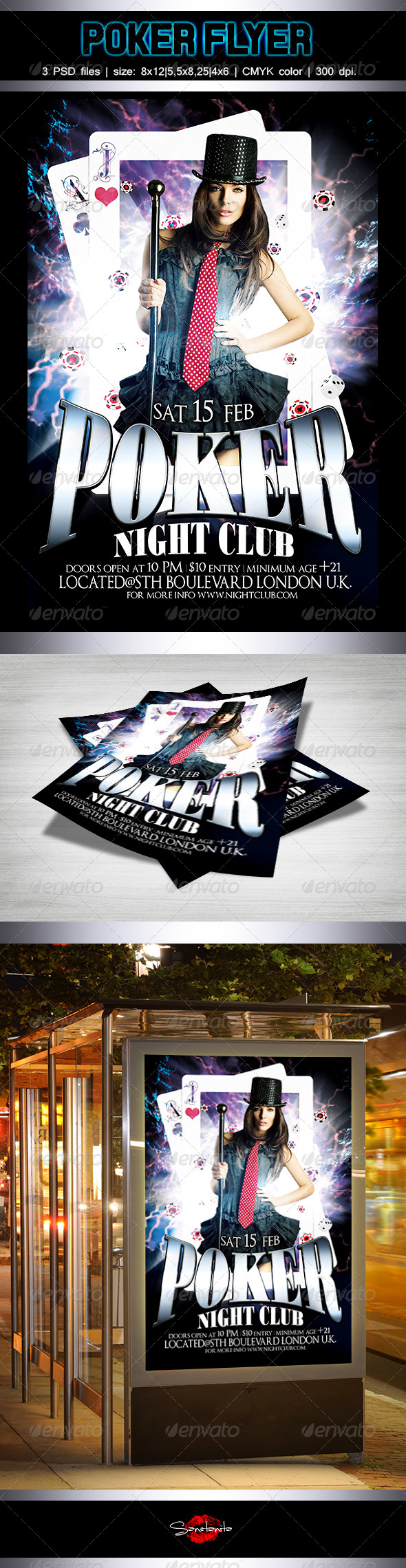 Poker Flyer Template