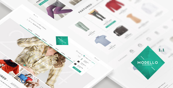 Modello - eCommerce PSD Template