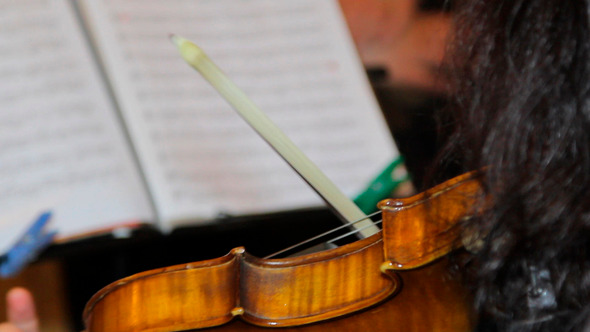 Woman Playingon Violin 1 Woman Playingon Violin 1
