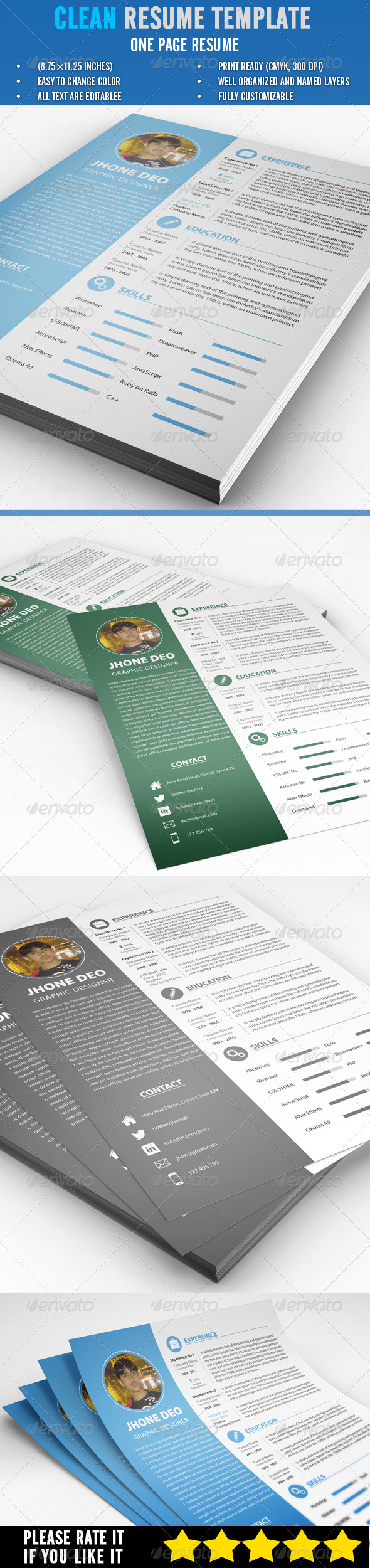 Clean Resume Template