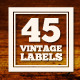45 Vintage Labels & Badges Logos Bundle 45 Vintage Labels & Badges Logos Bundle - GraphicRiver Item for Sale