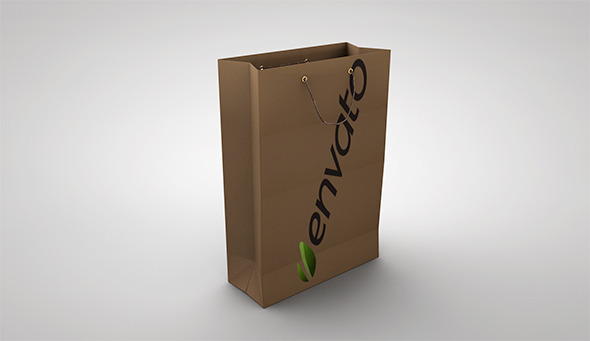 Paper Bag - 3DOcean Item for Sale