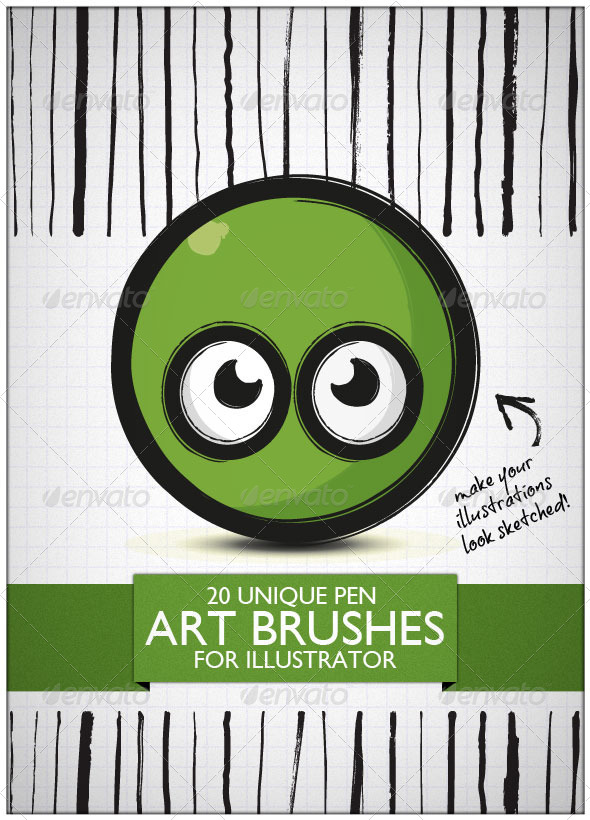 20 Unique Art Brushes For Illustrator - Artistic Brushes