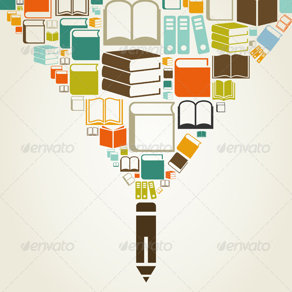 Books and Pencil Books and Pencil