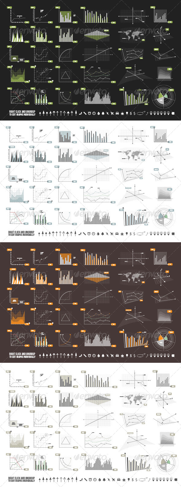 GraphicRiver Graphs & Elements 6815485 GraphicRiver Graphs & Elements 6815485
