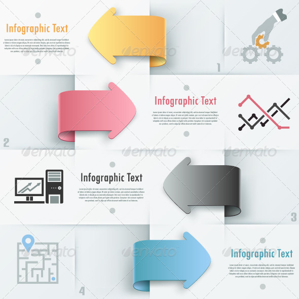 GraphicRiver Modern Infographic Options Banner With Arrows 6819347 GraphicRiver Modern Infographic Options Banner With Arrows 6819347