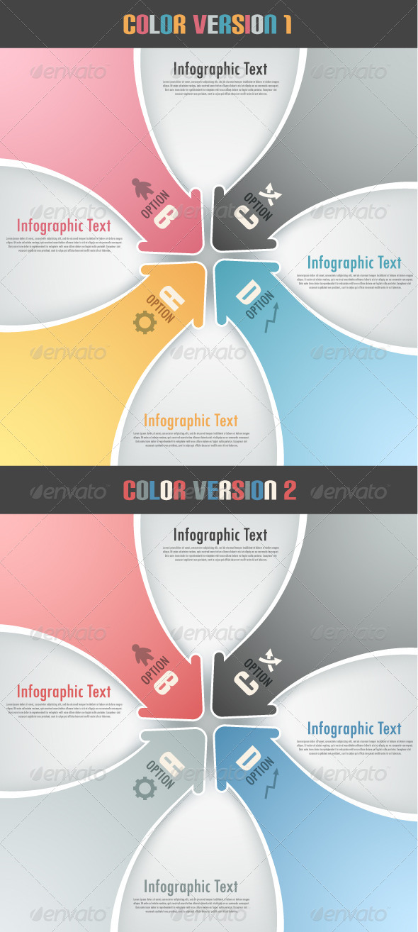 GraphicRiver Modern Infographic Options Banner With Arrows 6820552 GraphicRiver Modern Infographic Options Banner With Arrows 6820552