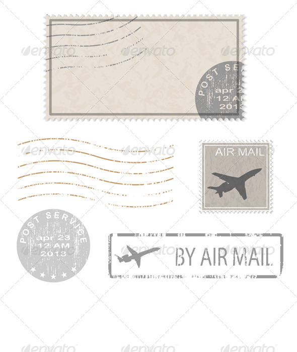 Postal Business Icons Postal Business Icons