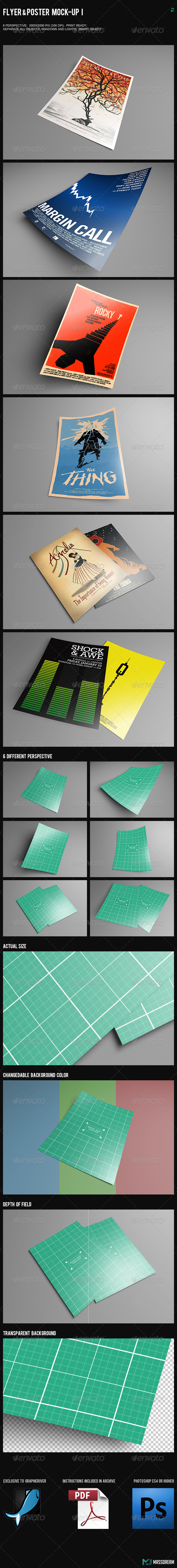 Flyer & Poster Mock-Up I Flyer & Poster Mock-Up I