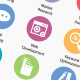 Seo and Development Services Icons Seo and Development Services Icons - GraphicRiver Item for Sale