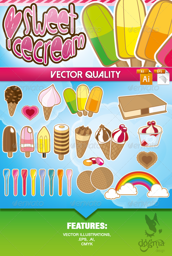 Ice Cream Vector Collection