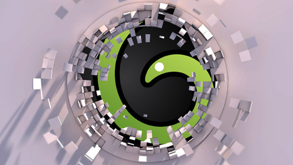 Clean Scatter Logo Reveal Clean Scatter Logo Reveal